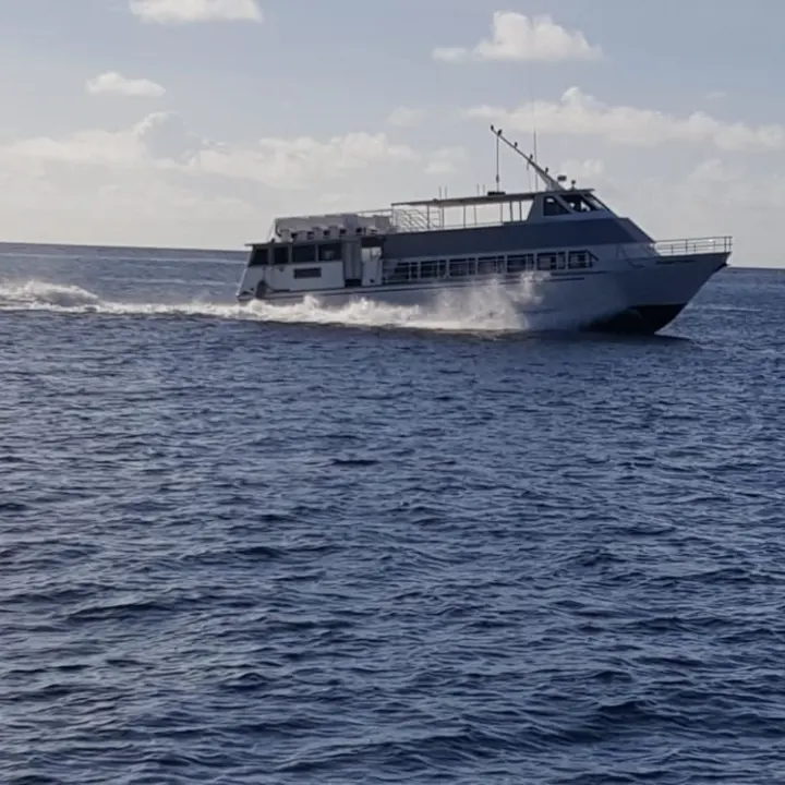 a large ship in a body of water